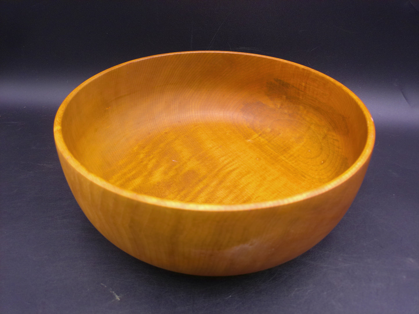 Myrtlewood Large Serving Bowl Hand Made Vintage