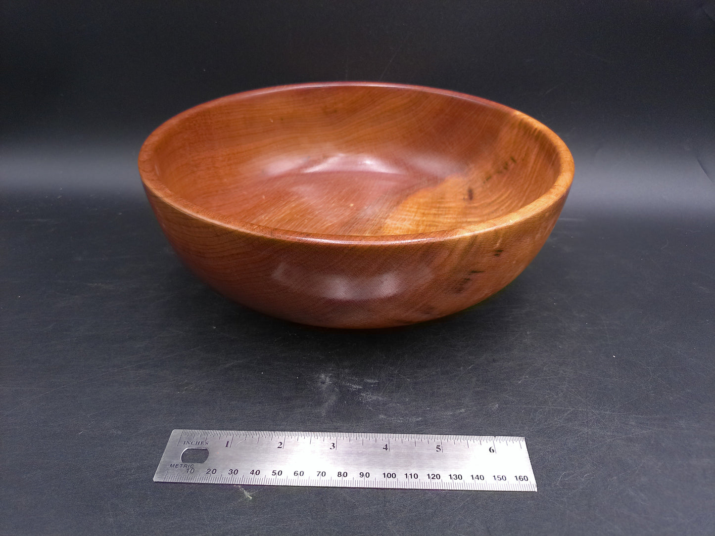 Myrtlewood Large Serving Bowl Hand Made Vintage Chucks Myrtlewood