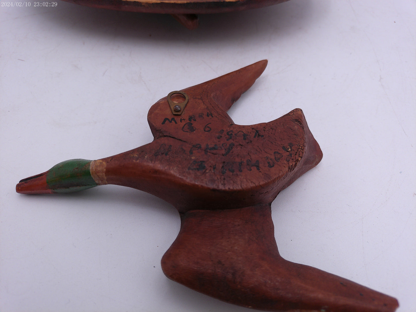 Pair of Vintage Male MALLARD duck Wall Hangings