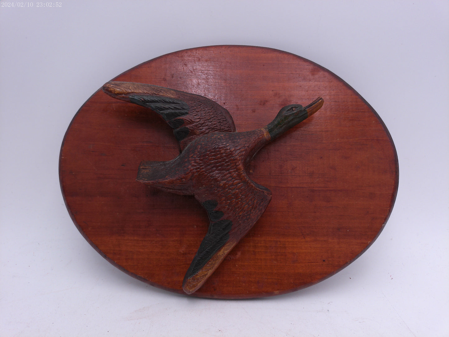 Pair of Vintage Male MALLARD duck Wall Hangings