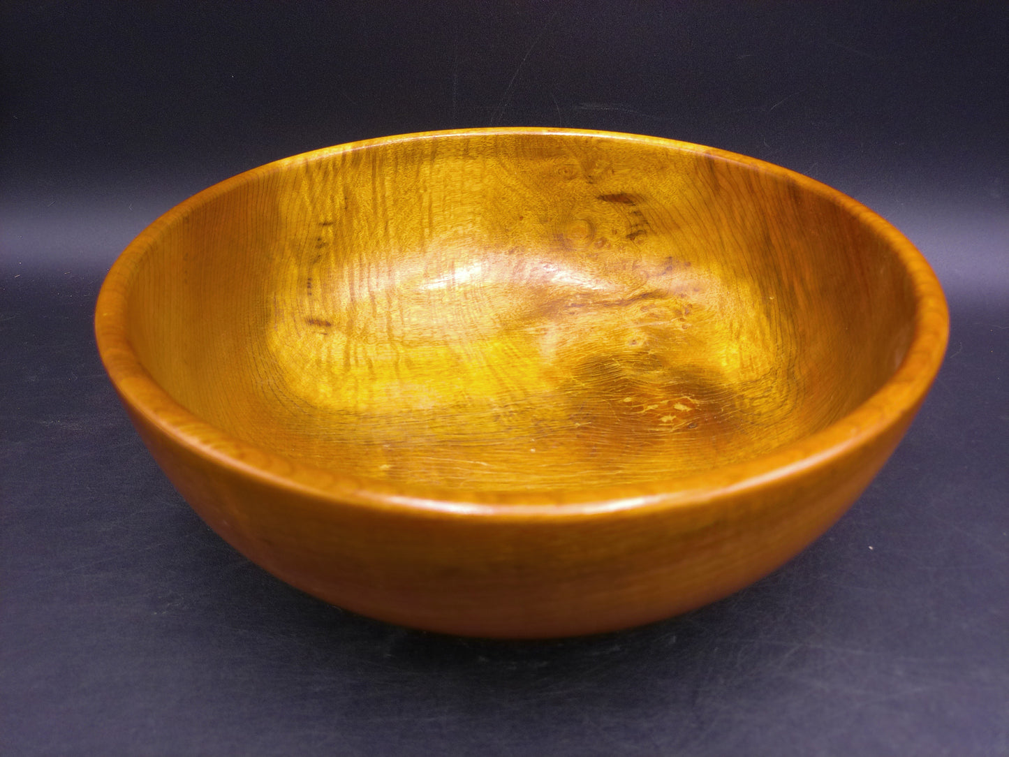 Myrtlewood Large Serving Bowl Hand Made Vintage Chucks Myrtlewood