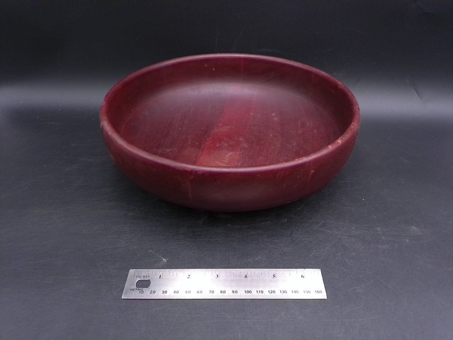 Wood Turned Mahaogany Bowl