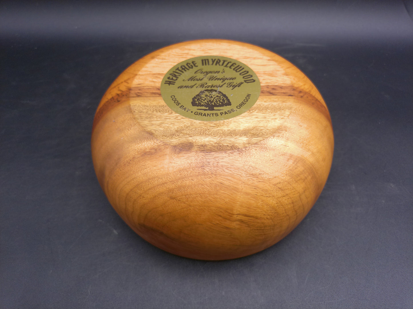 Myrtlewood Wood Turned Bowl Heritage Myrtlewood co.