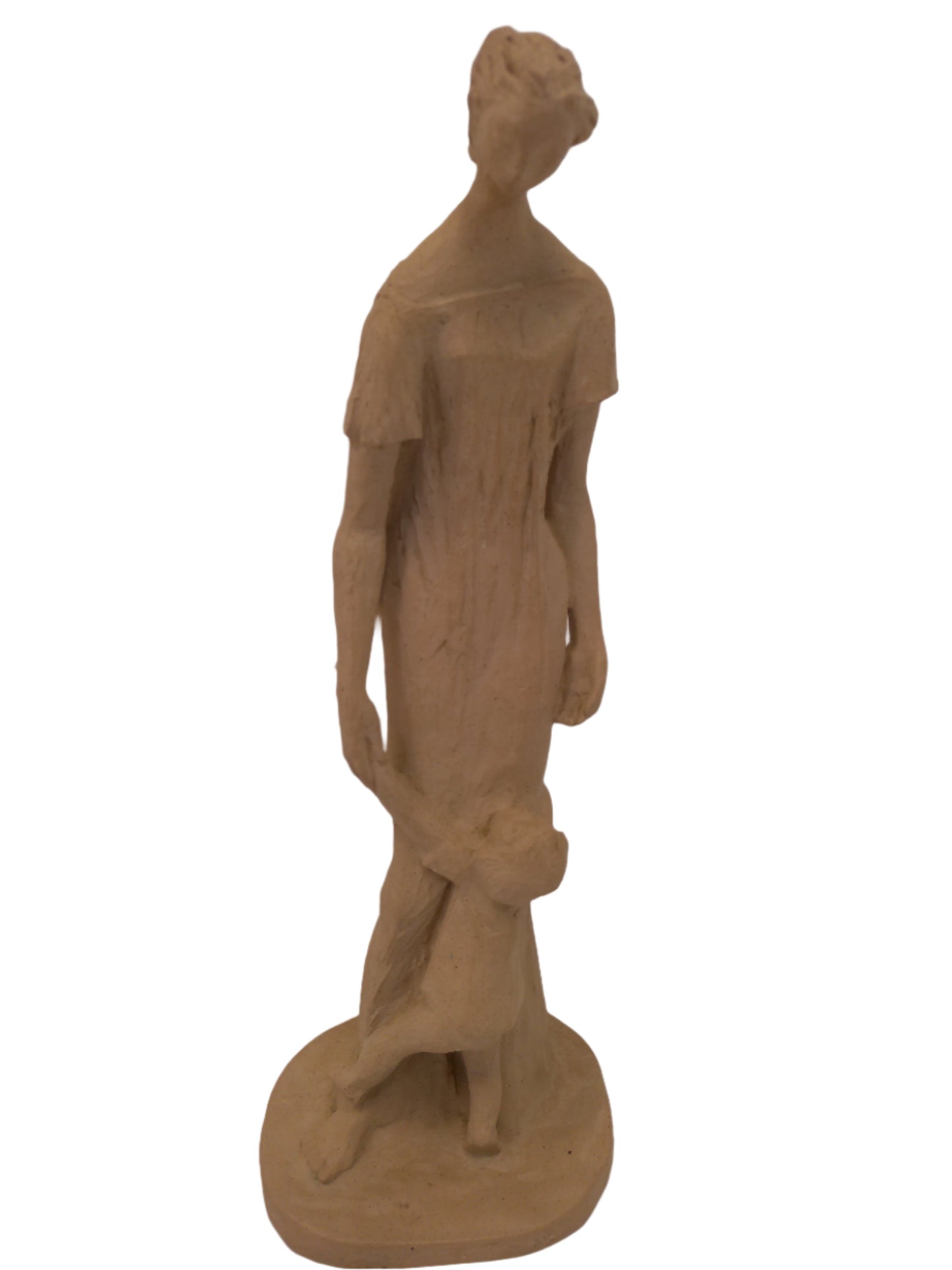 Mother and Me of Mother and Child Resin Sculpture 1970's