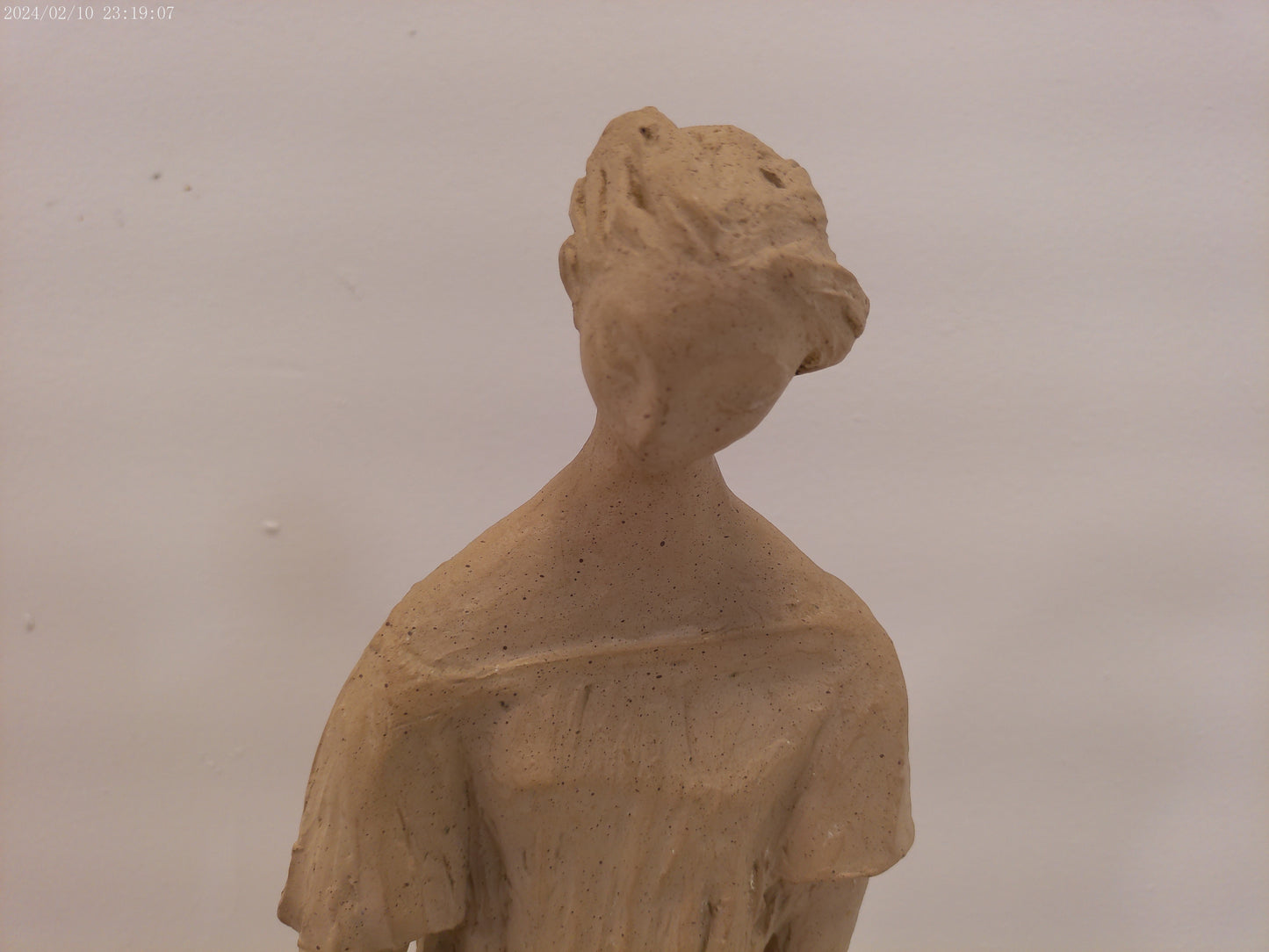 Mother and Me of Mother and Child Resin Sculpture 1970's