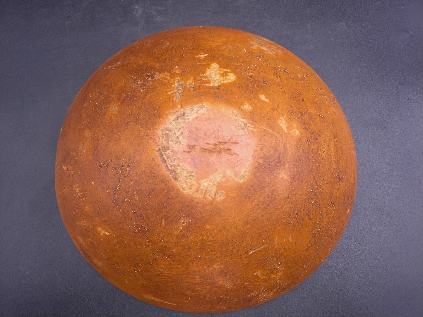 Turned Wood Wooden Bowl Vintage Rustic Country Farmhouse Farm Kitchen Home Decor