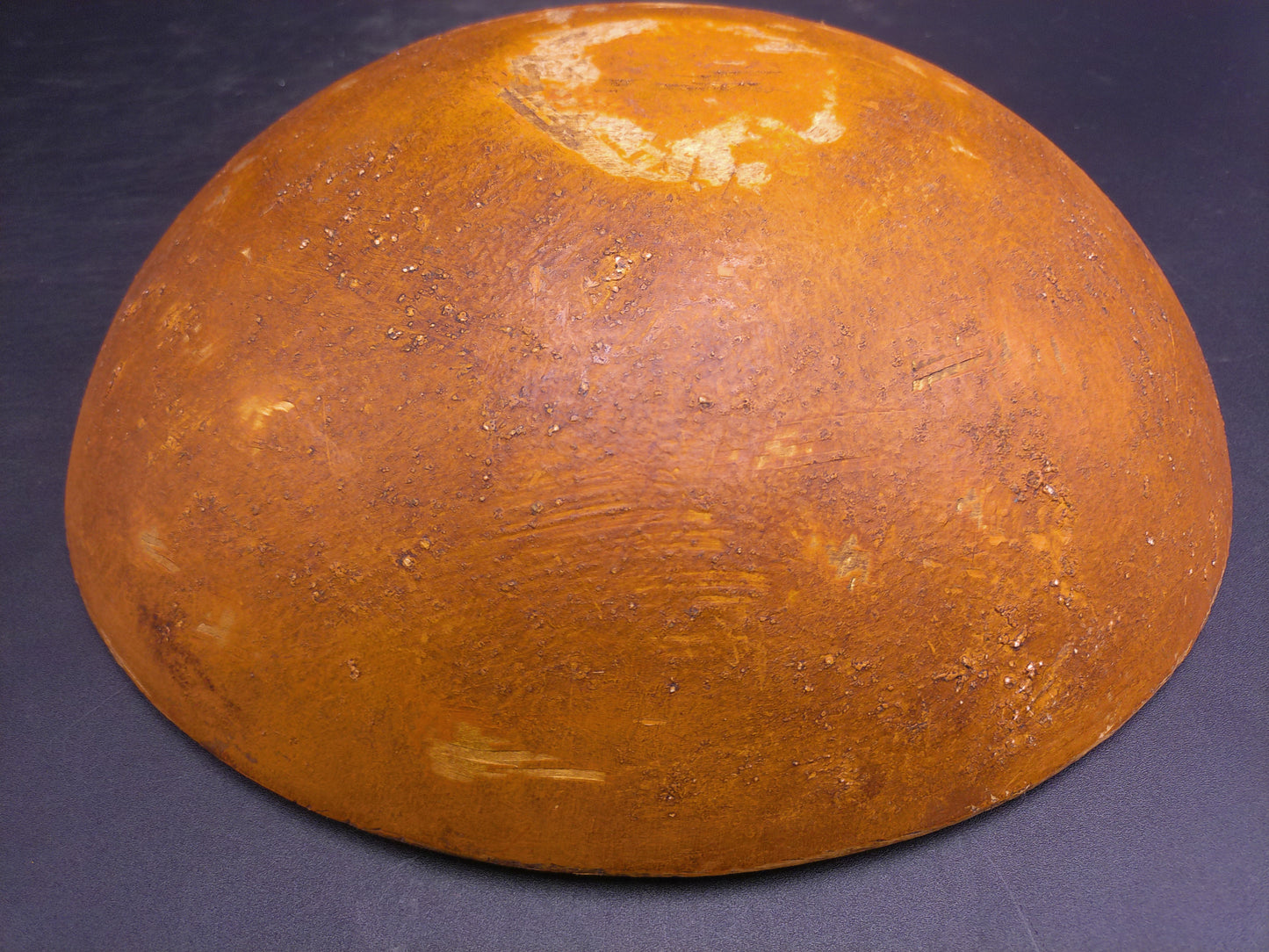 Turned Wood Wooden Bowl Vintage Rustic Country Farmhouse Farm Kitchen Home Decor