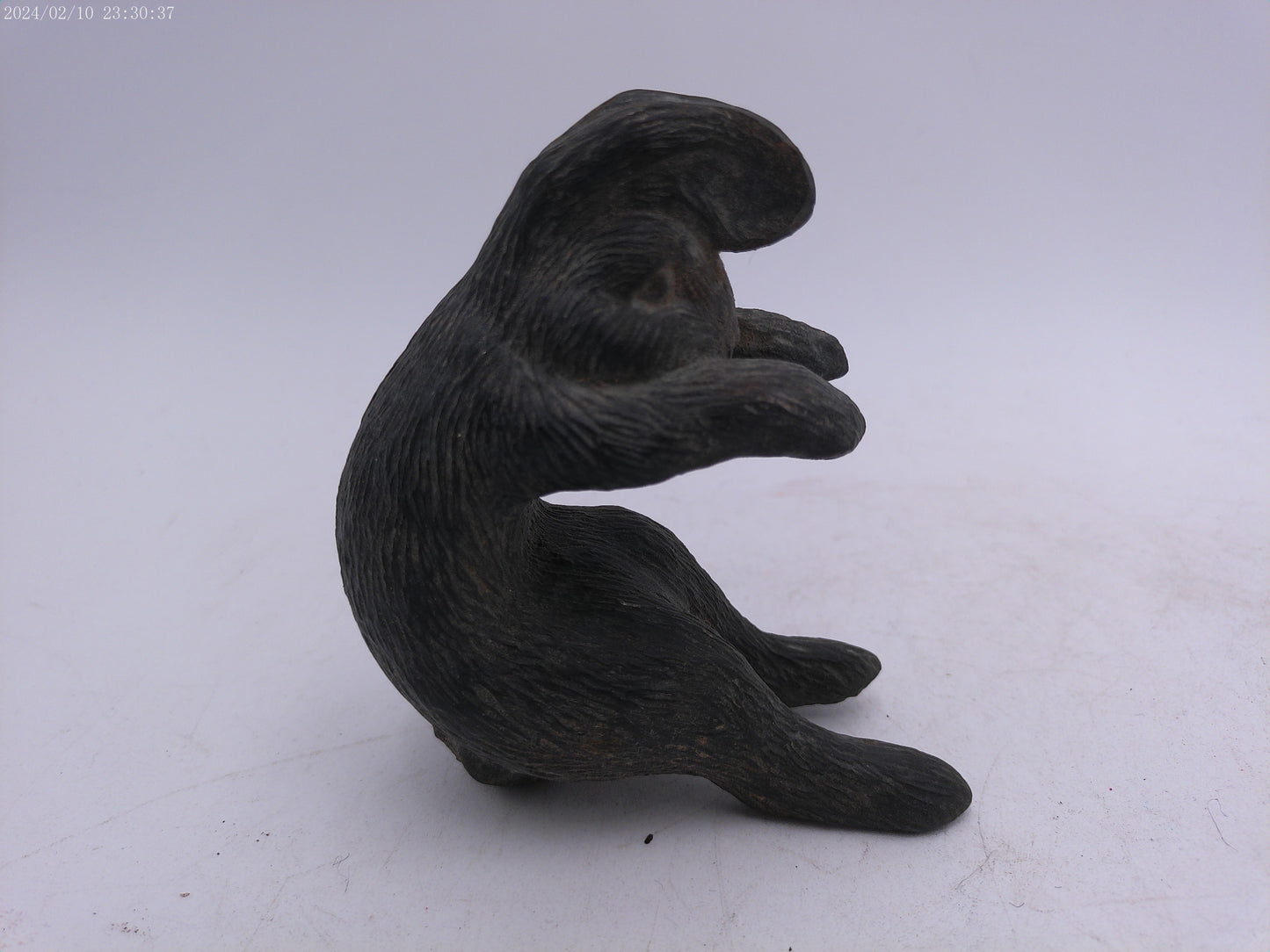 Pair of Brass or Bonze Rabbit Statues