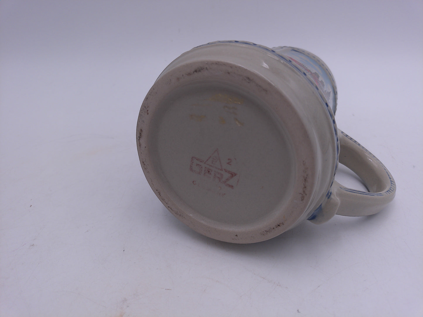 Beer Stein Mug Vintage Monchen German Depicting 3 Places in Germany