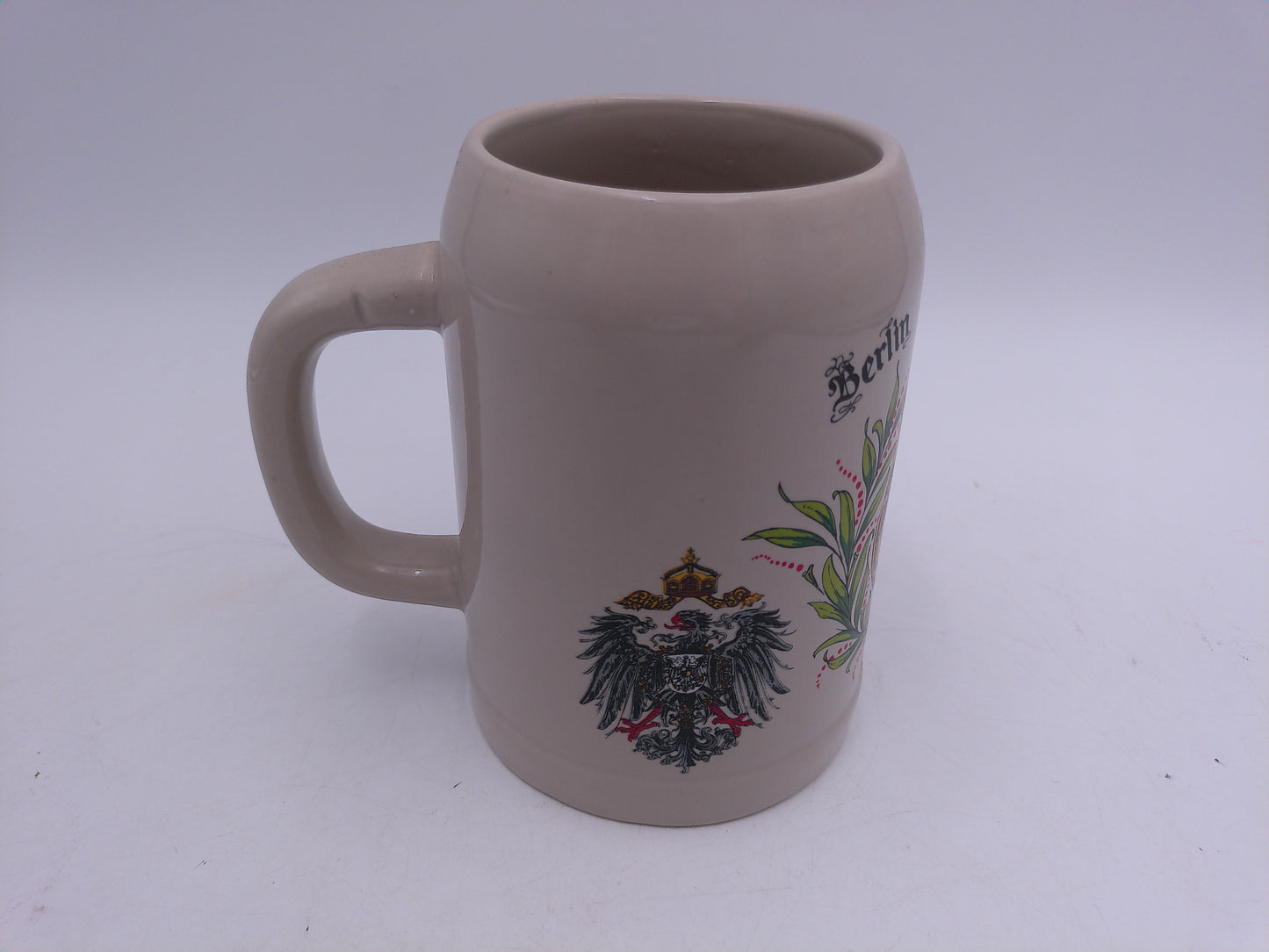 Beer Stein Mug Vintage Deutschland German Bear Crest Design Vintage