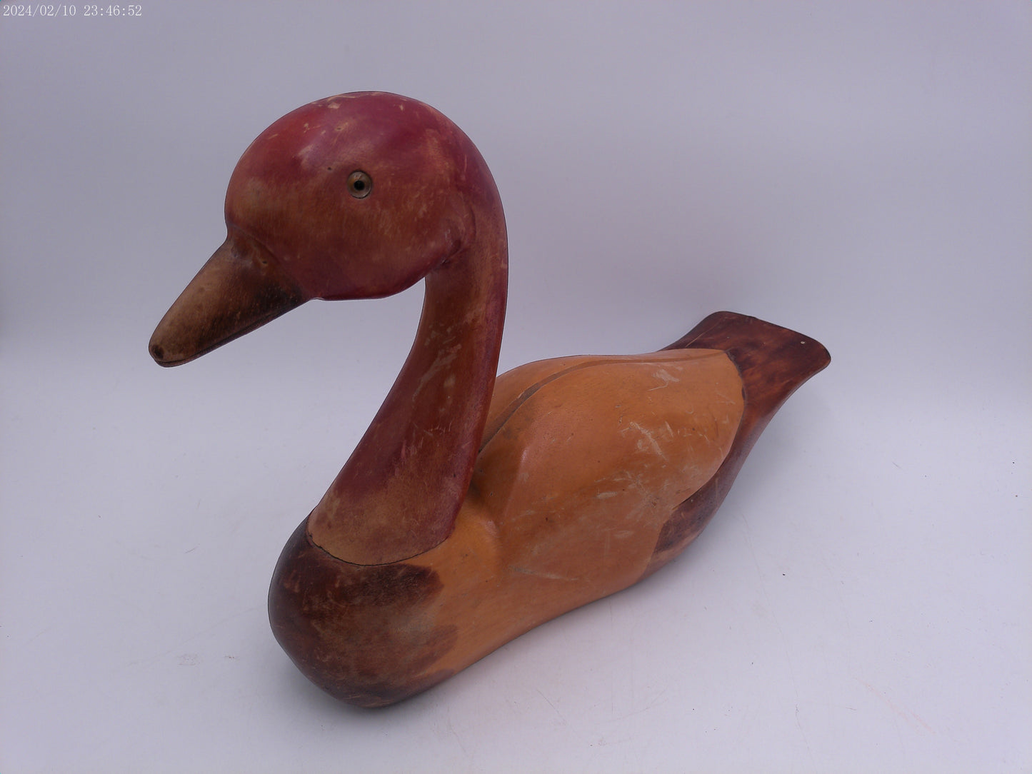 Hand Carved Wooden Duck Antique