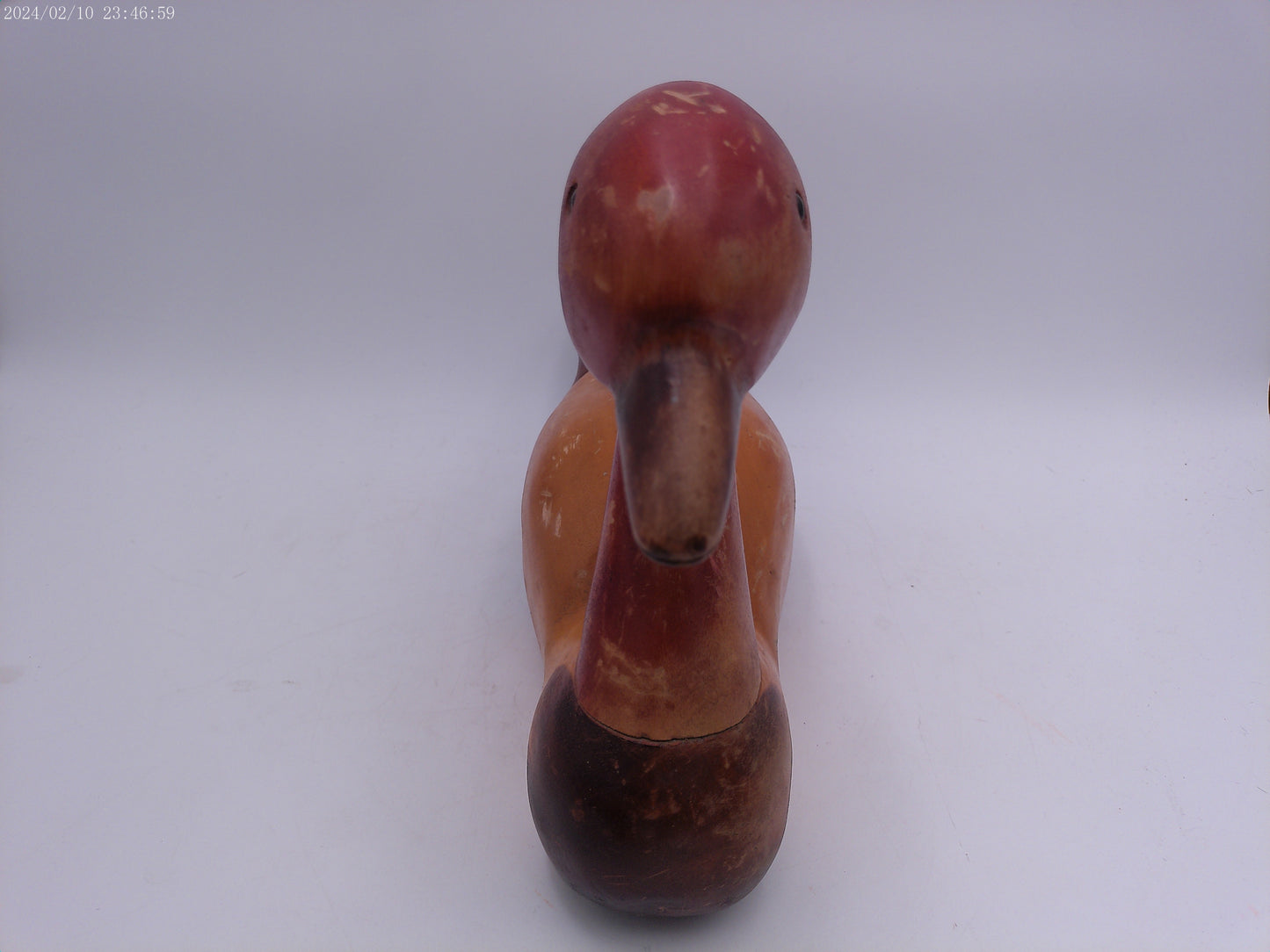 Hand Carved Wooden Duck Antique