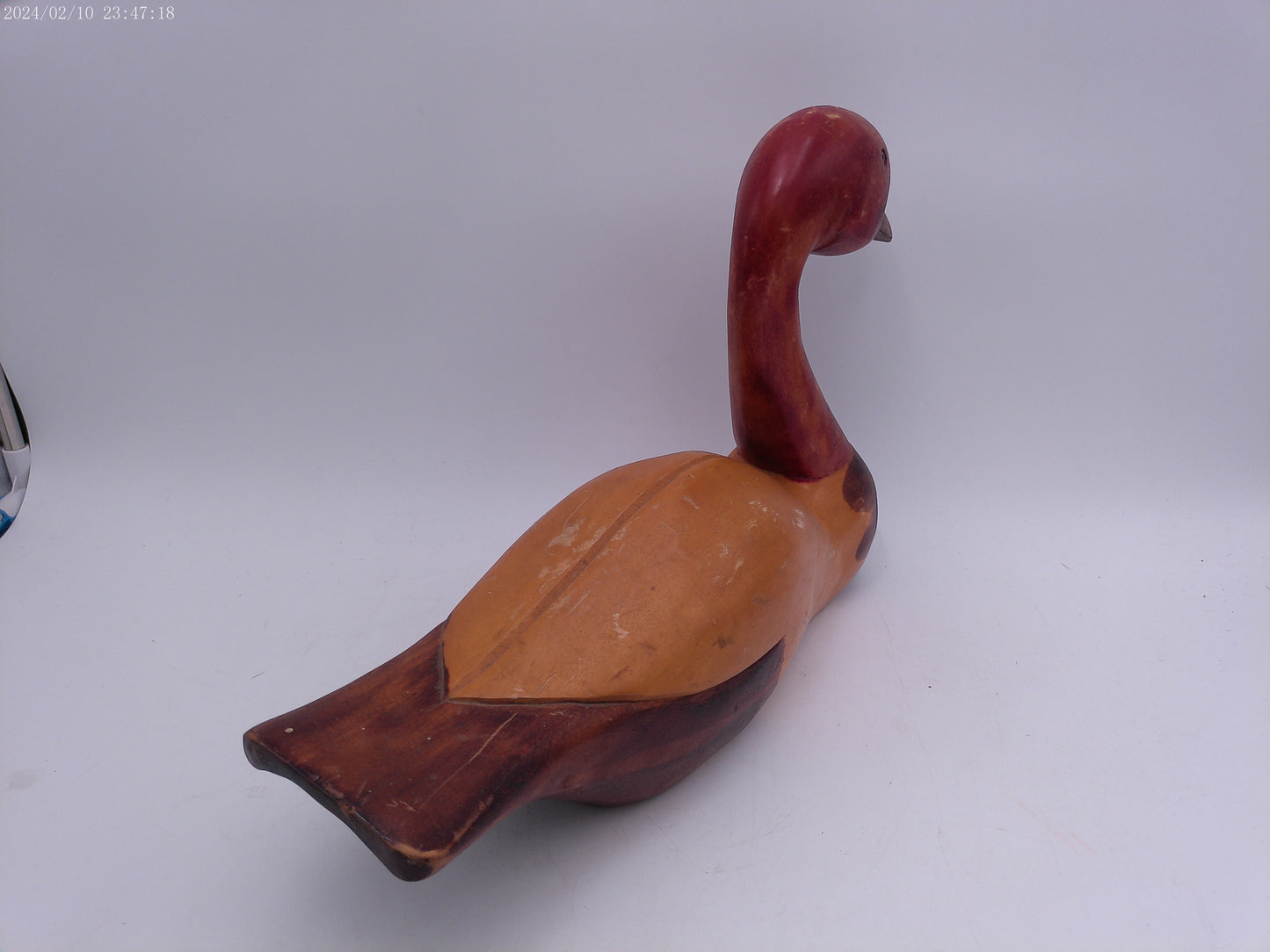 Hand Carved Wooden Duck Antique