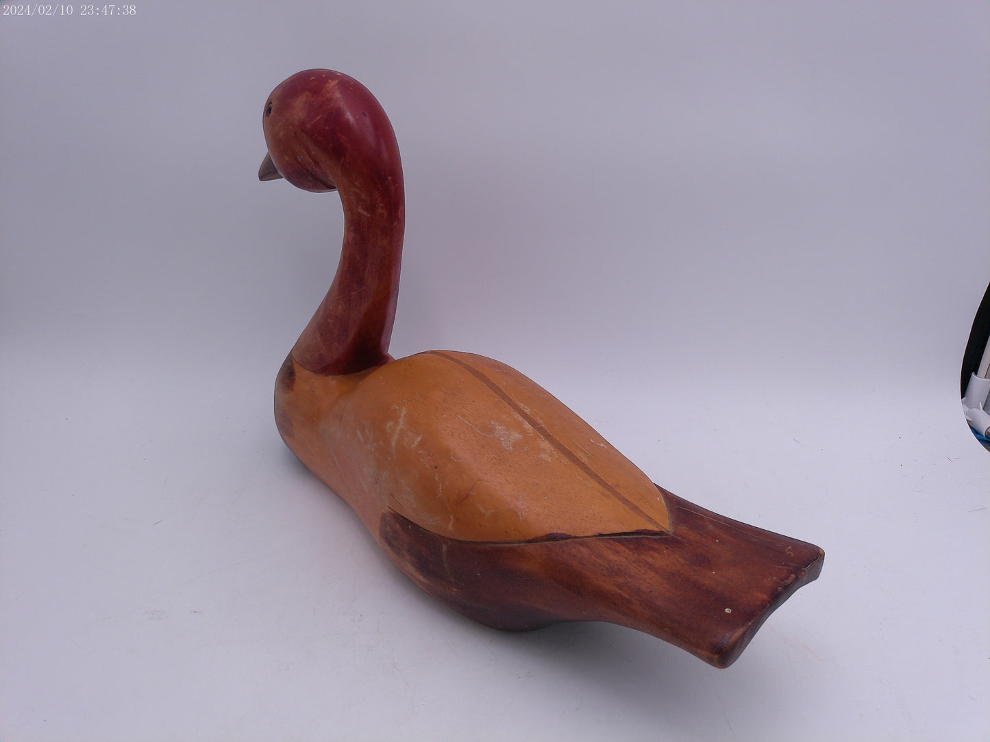 Hand Carved Wooden Duck Antique