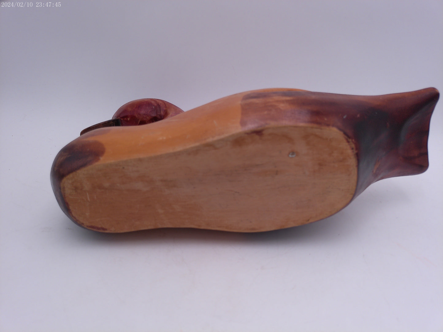 Hand Carved Wooden Duck Antique