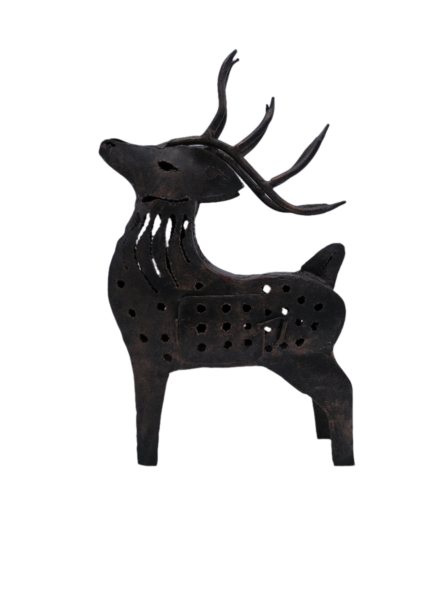 Decorative Vintage Reindeer Wine Bottle Cork Storage