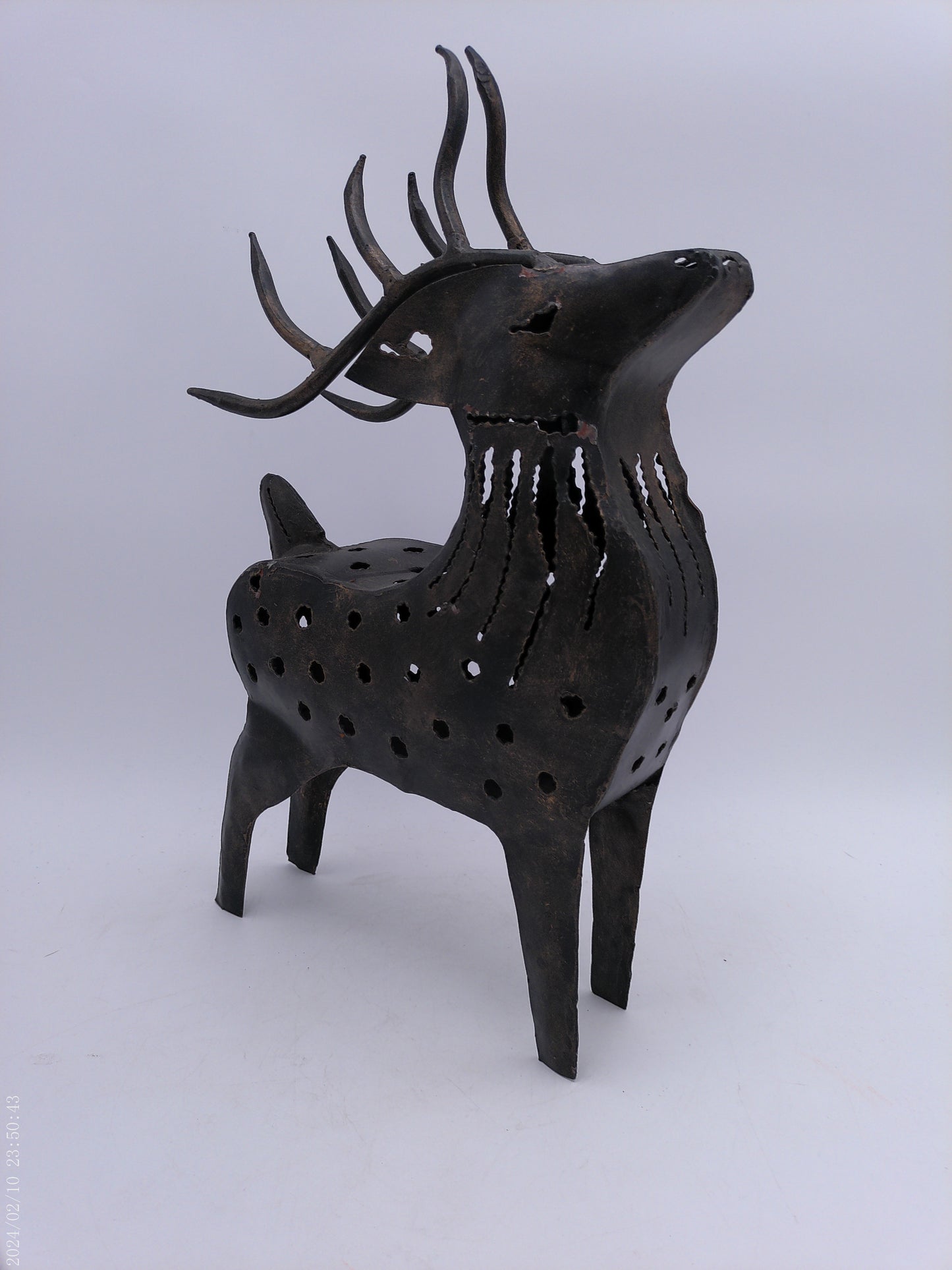 Decorative Vintage Reindeer Wine Bottle Cork Storage