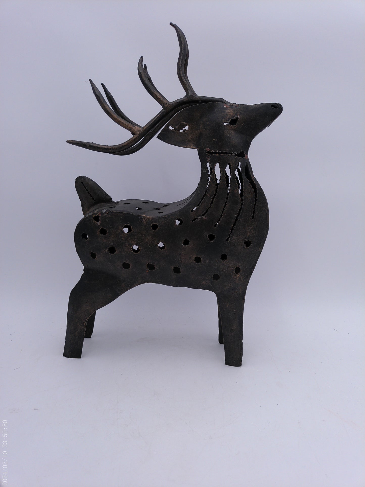 Decorative Vintage Reindeer Wine Bottle Cork Storage