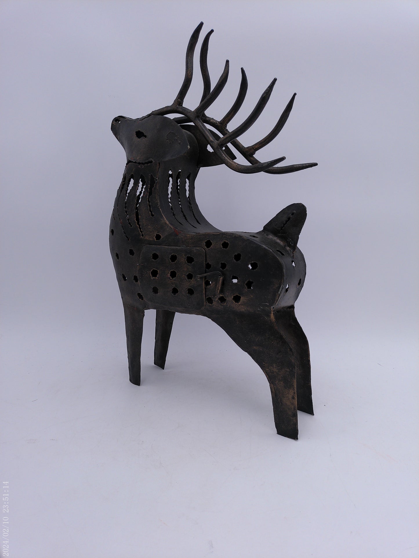 Decorative Vintage Reindeer Wine Bottle Cork Storage