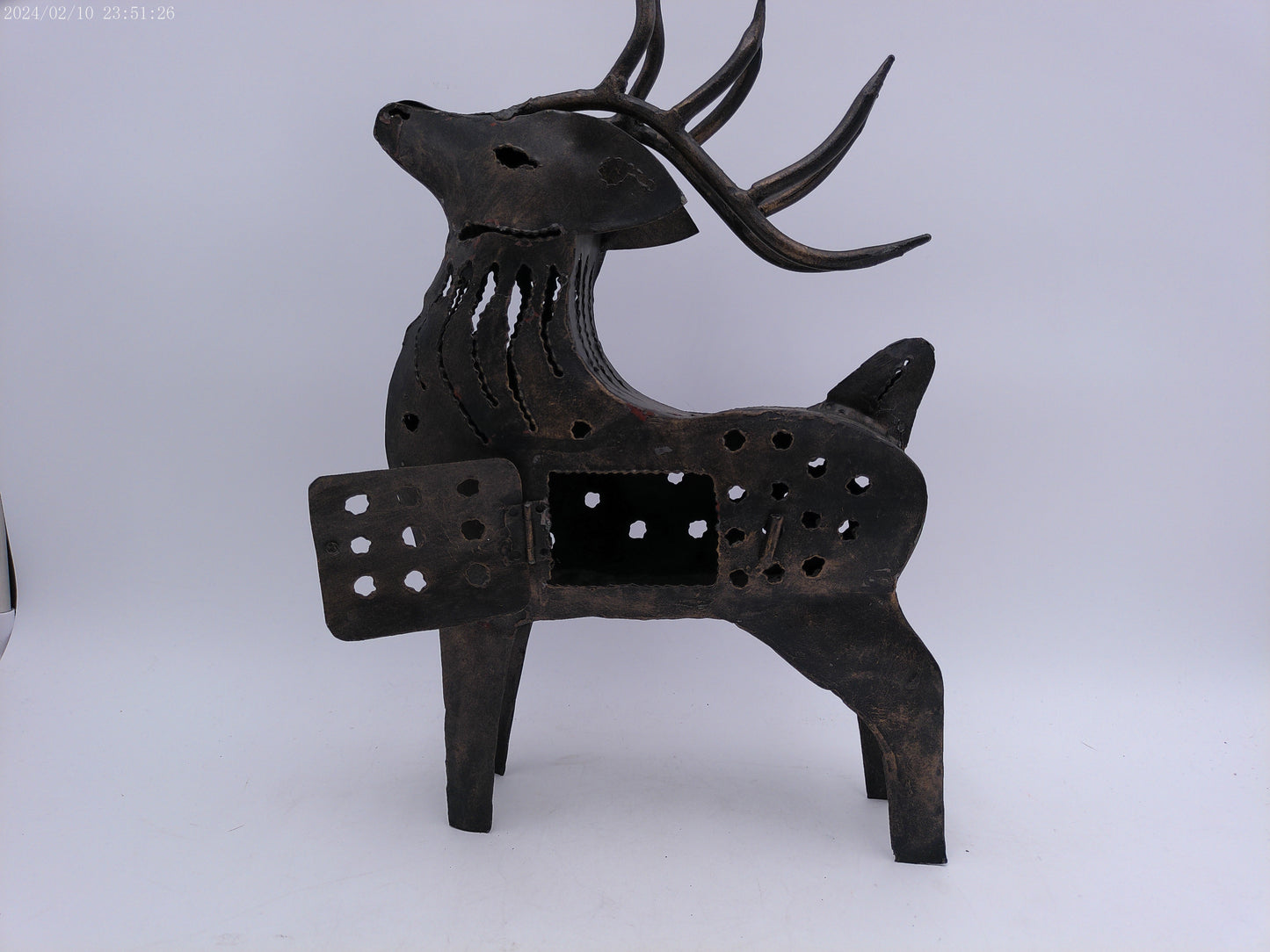Decorative Vintage Reindeer Wine Bottle Cork Storage