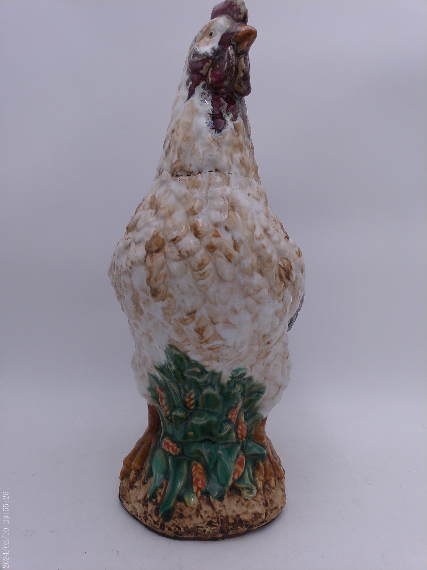 Vintage Farmhouse  Country Ceramic Chicken Rooster