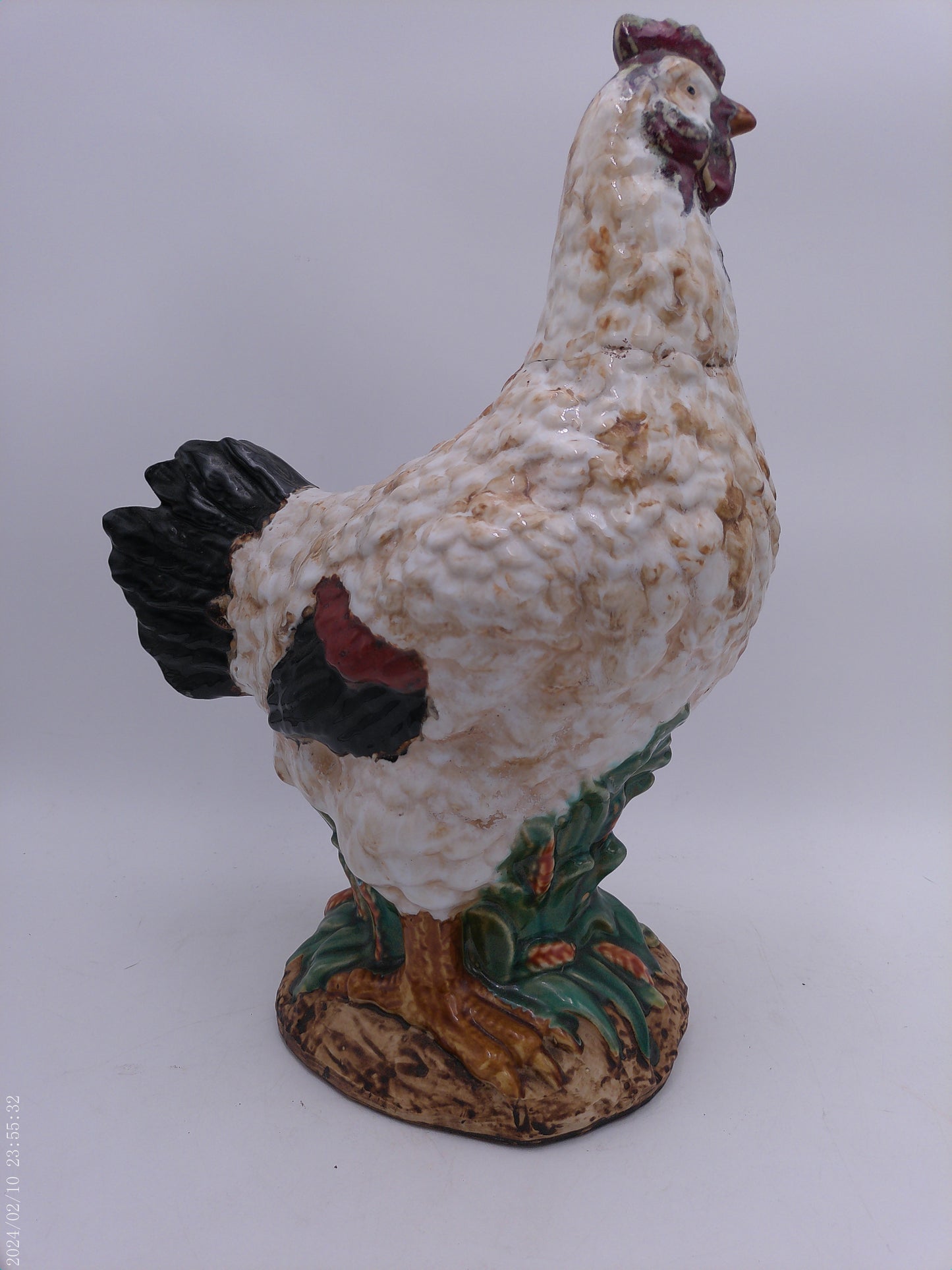 Vintage Farmhouse  Country Ceramic Chicken Rooster