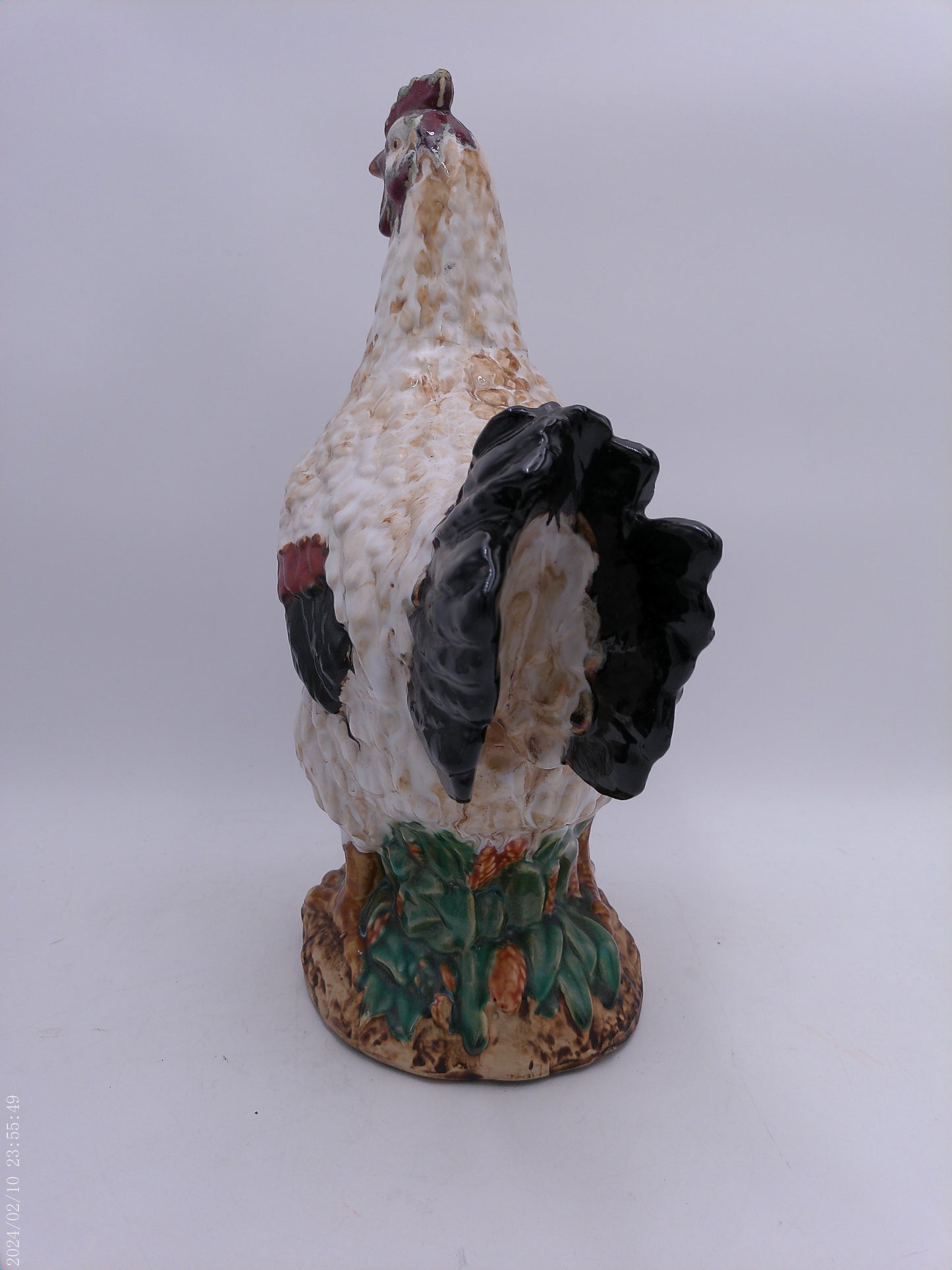 Vintage Farmhouse  Country Ceramic Chicken Rooster