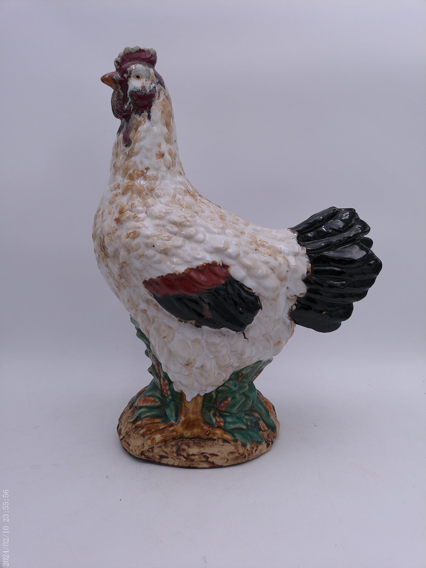 Vintage Farmhouse  Country Ceramic Chicken Rooster