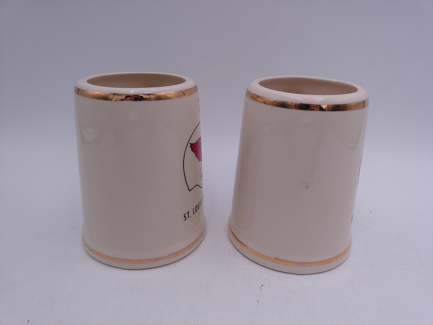 Beer Stein NFL Vintage St. Louis Cardinals Football qty 2 Vintage