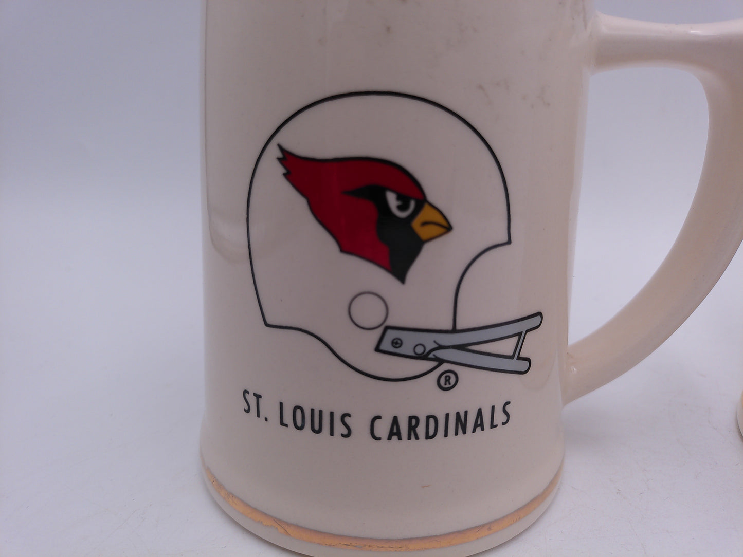 Beer Stein NFL Vintage St. Louis Cardinals Football qty 2 Vintage