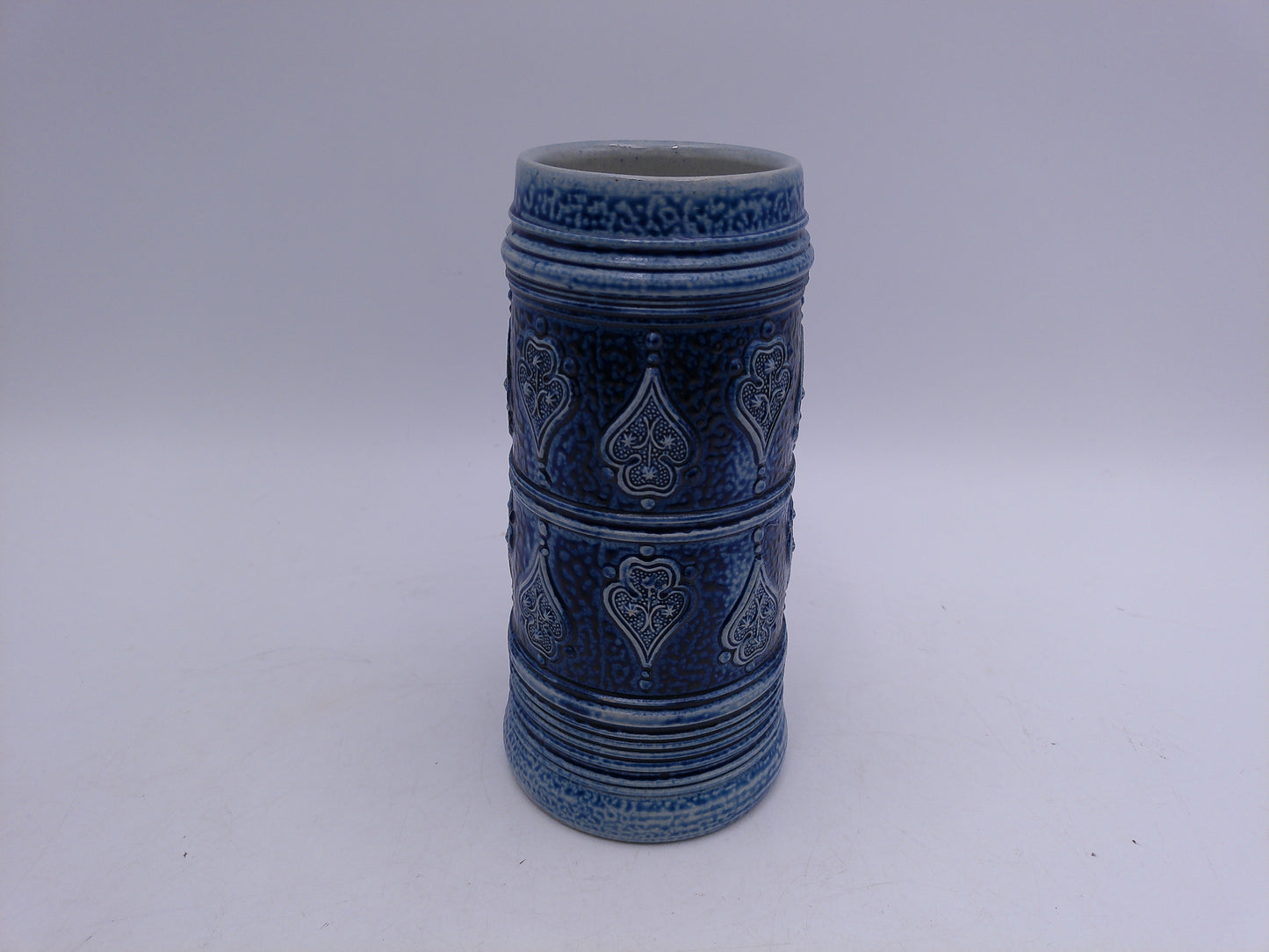 Beer Stein Made in GERZ W. Germany Blue Cobalt color Vintage
