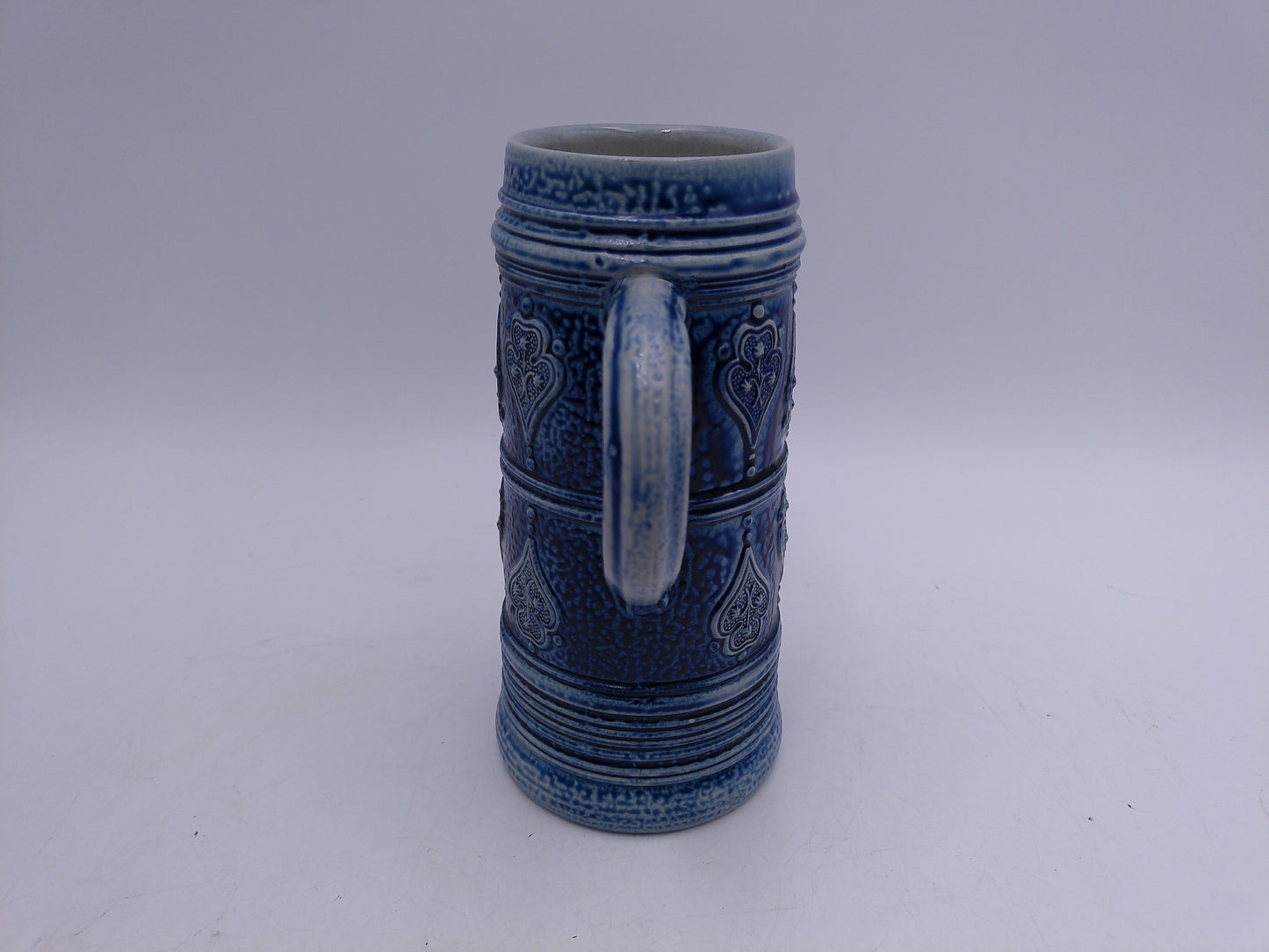 Beer Stein Made in GERZ W. Germany Blue Cobalt color Vintage
