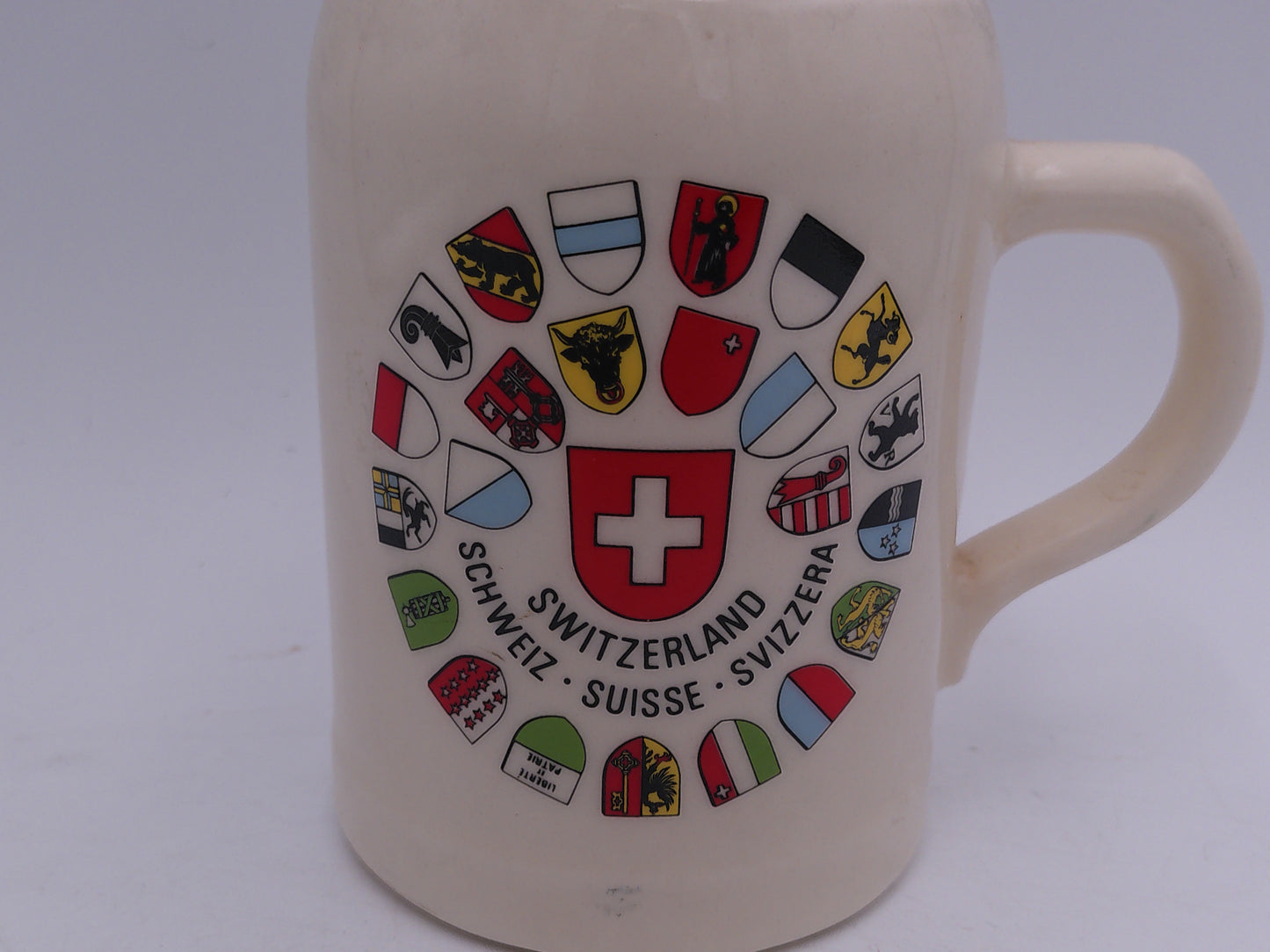 Beer Stein Switzerland City Coat of Arms Schweiz Suisse Svizzera