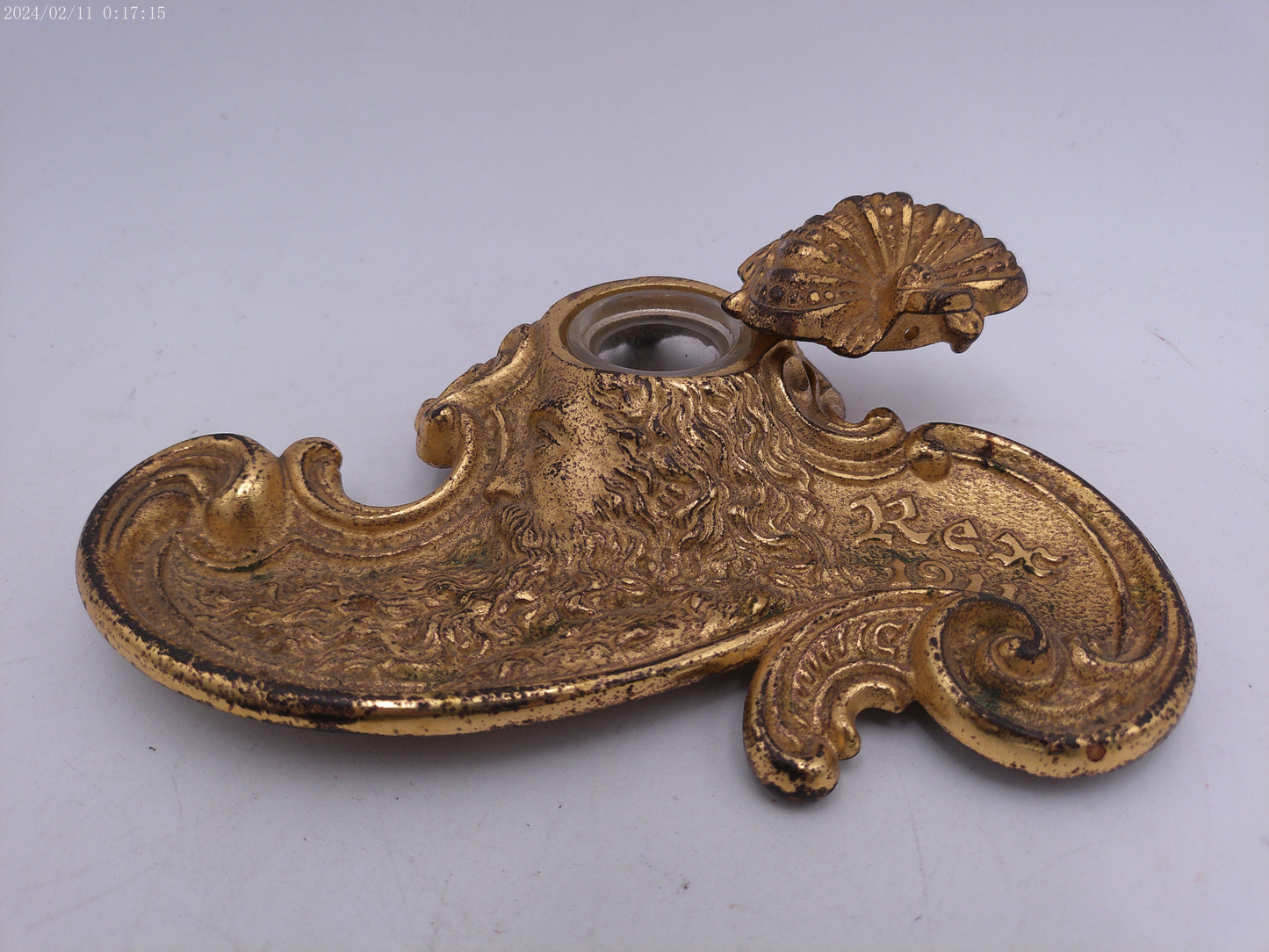 Rex 1911 INKWELL New Orleans Mardi Gras MGS239 ink well