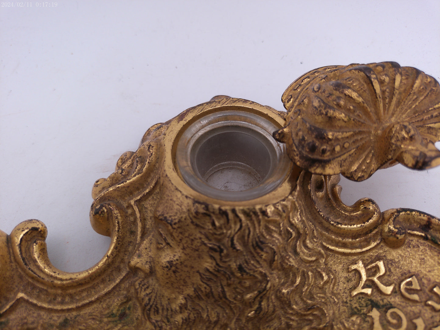 Rex 1911 INKWELL New Orleans Mardi Gras MGS239 ink well