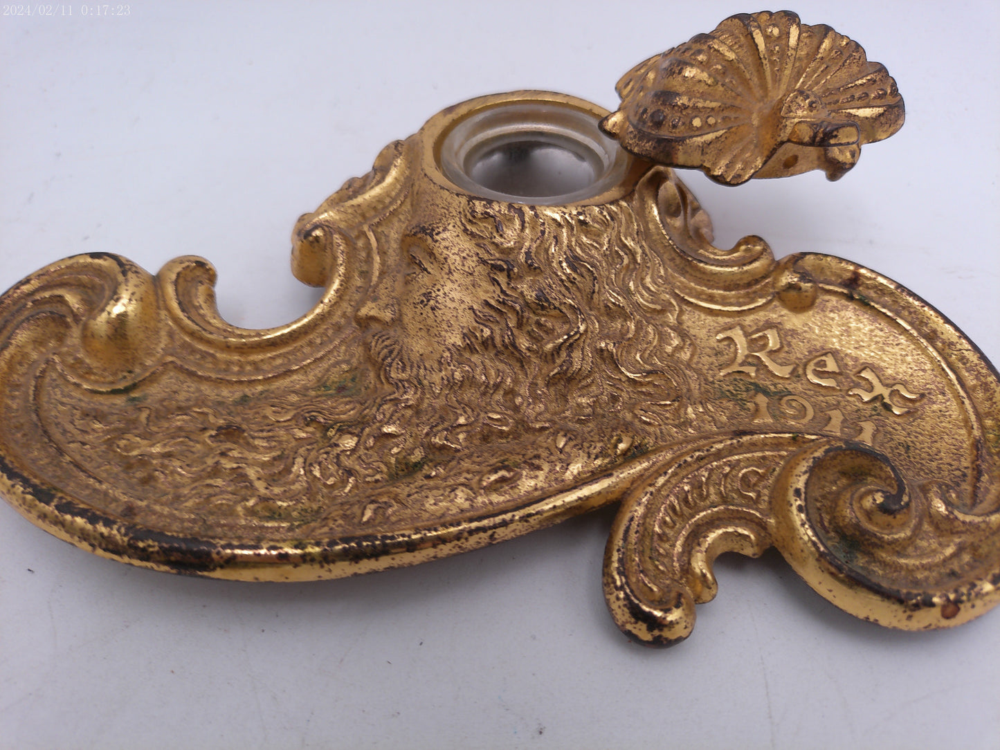 Rex 1911 INKWELL New Orleans Mardi Gras MGS239 ink well