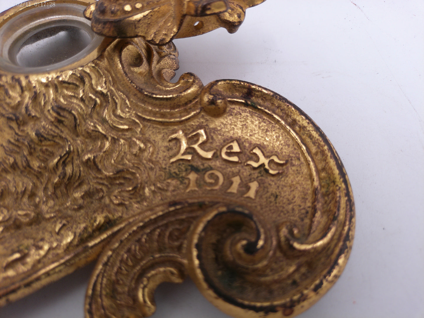 Rex 1911 INKWELL New Orleans Mardi Gras MGS239 ink well