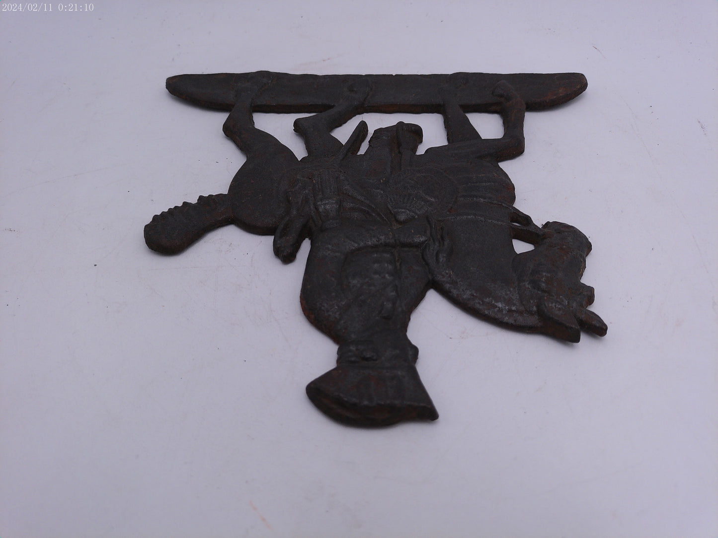 Vintage Cast Iron George Washington on Horse Wall hanging