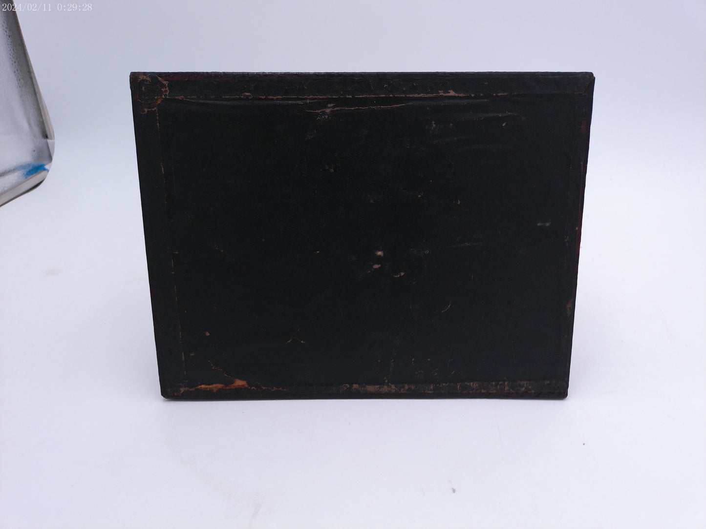 Super Rare Antique 3 Inkwell Cast Iron Base