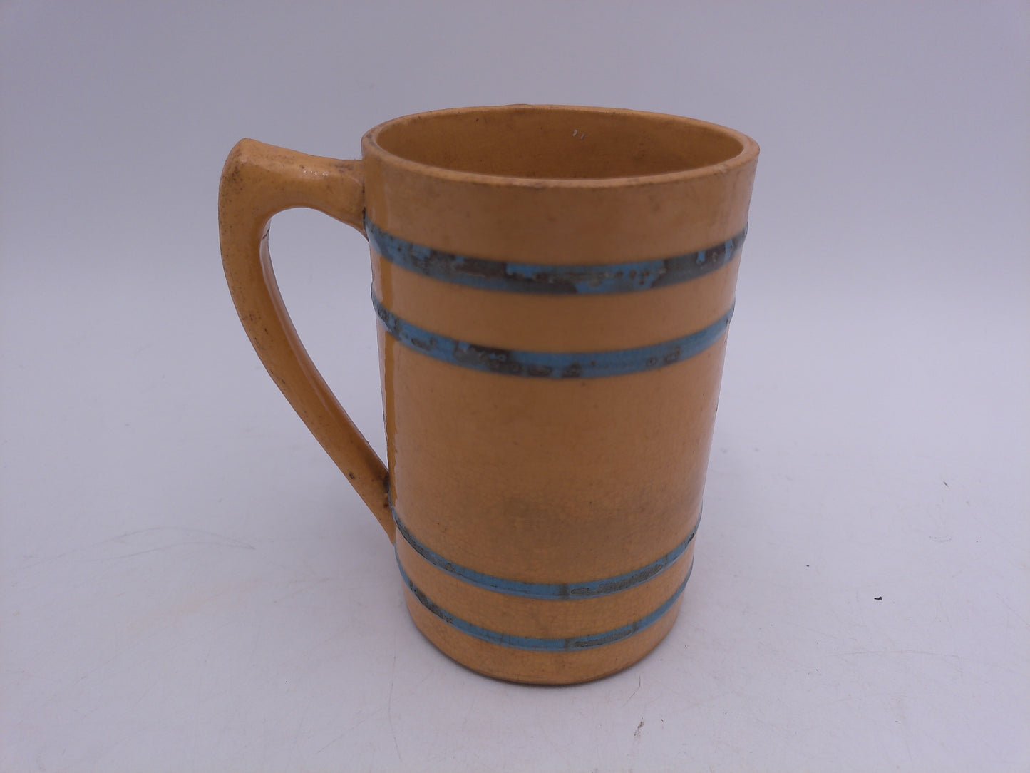 Beer Stein in barrel Shape Mug Vintage