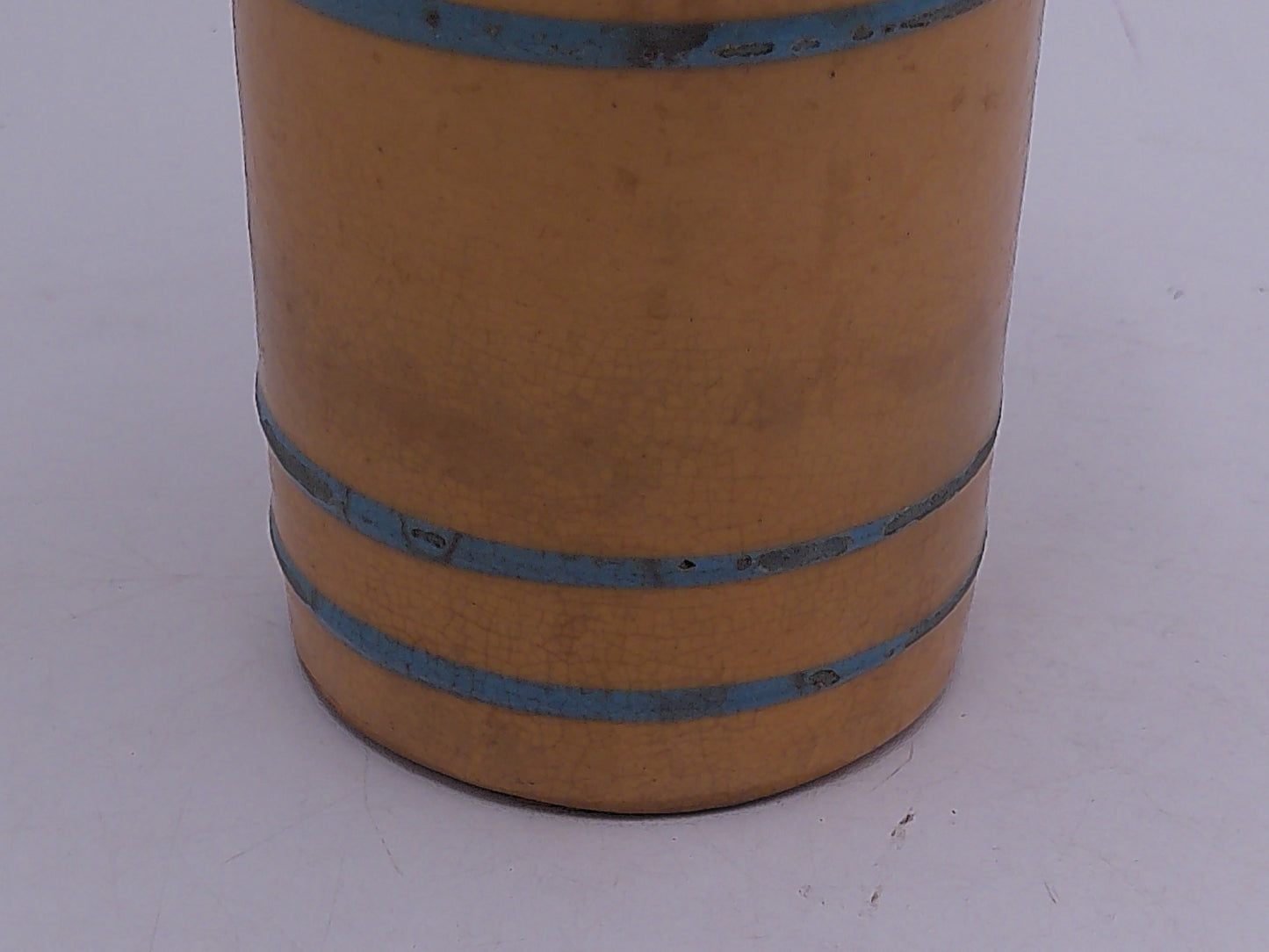 Beer Stein in barrel Shape Mug Vintage