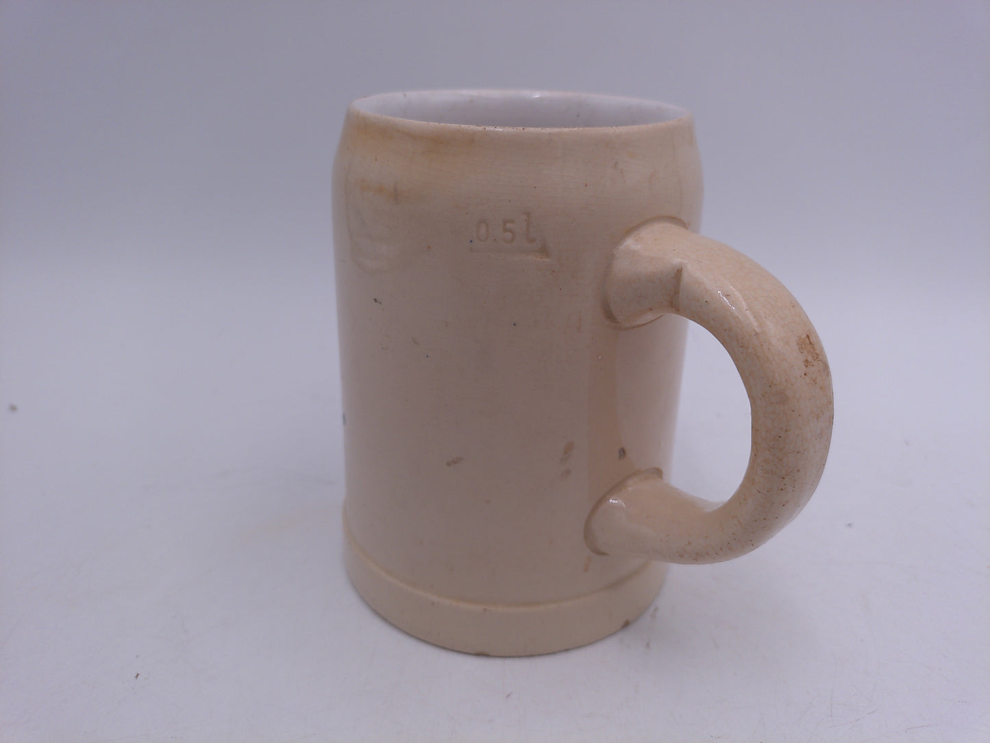 Beer Stein German Made Mug Vintage Markings on Bottom