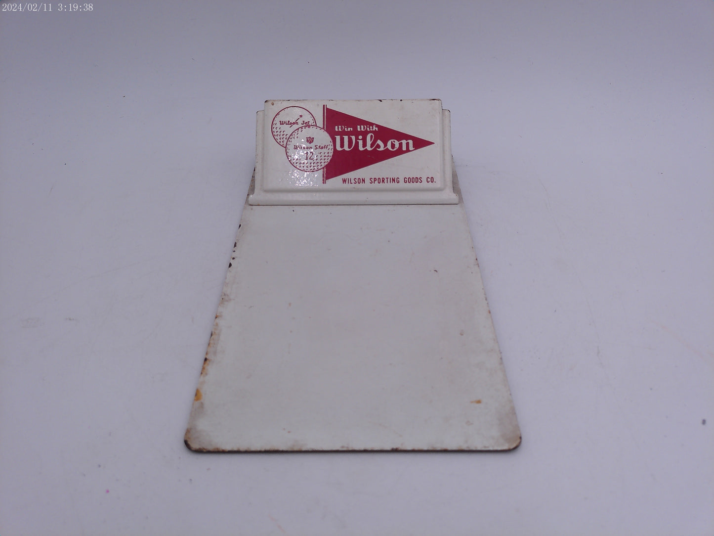 Wilson Sporting Goods Clipboard Vintage