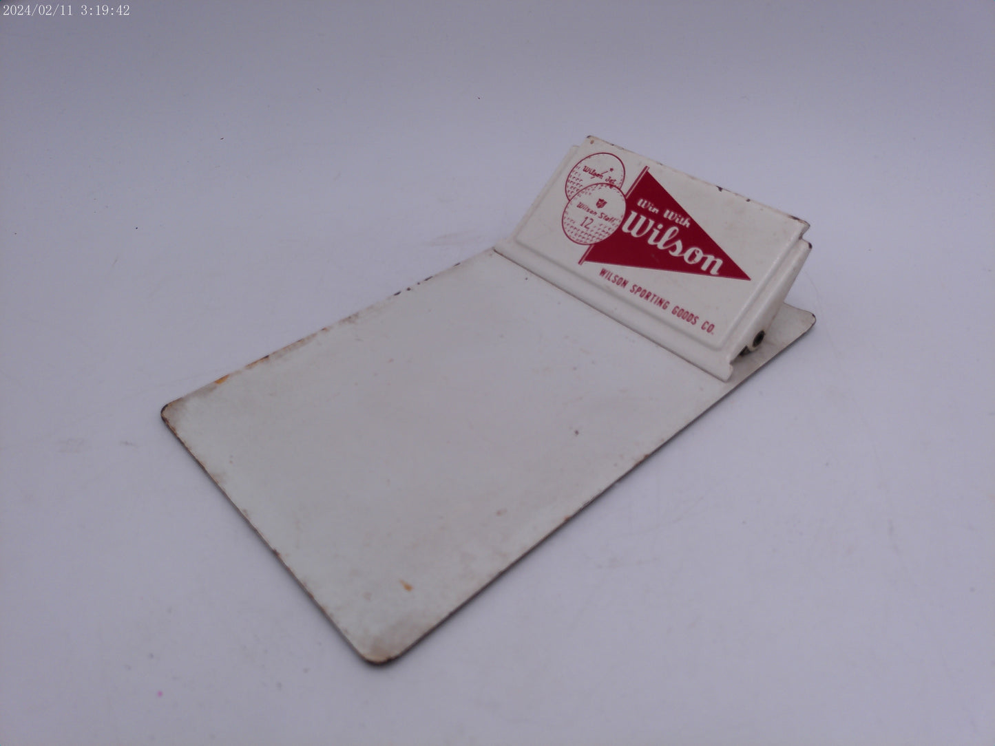 Wilson Sporting Goods Clipboard Vintage