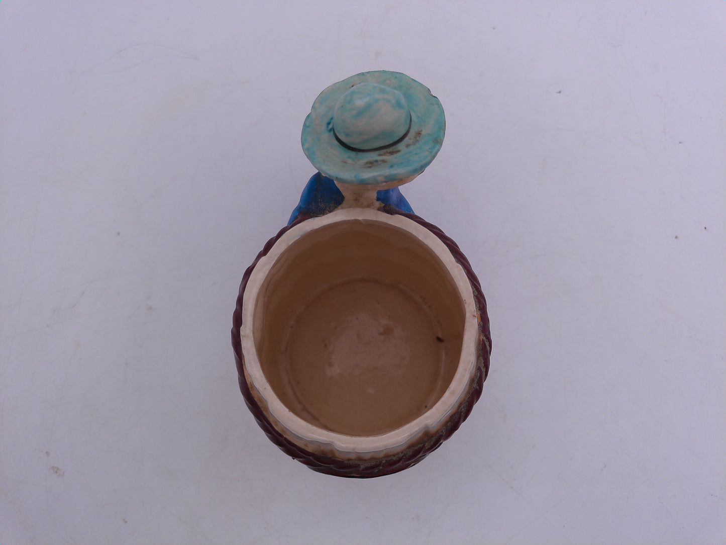 Beer Stein vintage Pottery Cowboy coffee mug circa 1950s made in Japan