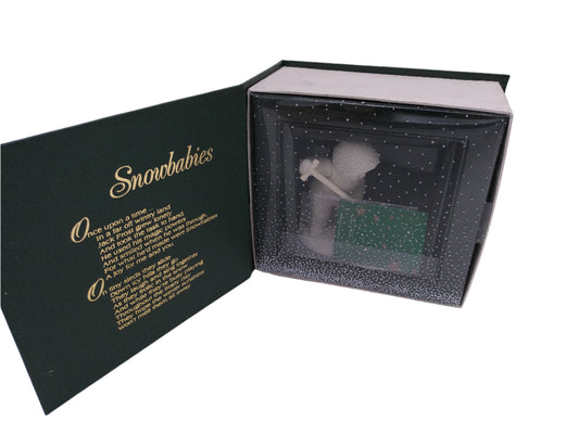 Snowbabies So Much Work to do Figurine P4