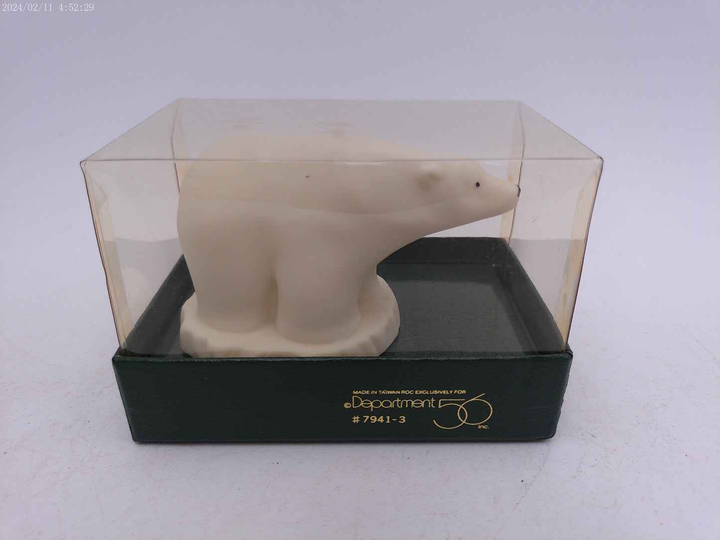 Small Polar Bear Clip on Ornament P6