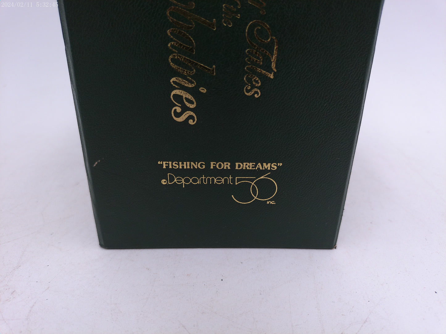 Snowbabies Fishing for Dreams Statue P11