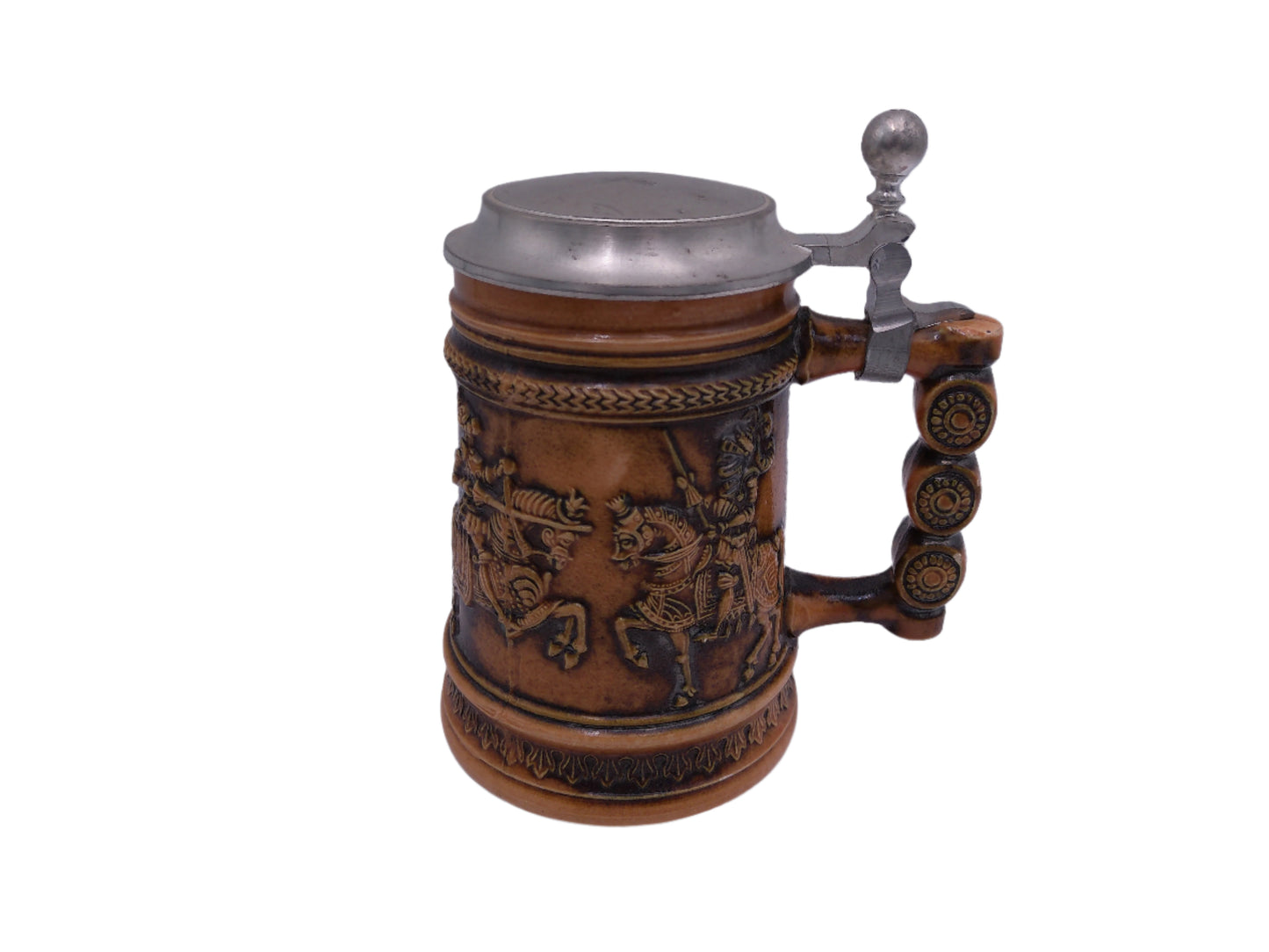 Beer Stein Vintage German Vintage Gertz Briwn Stoneware Mug