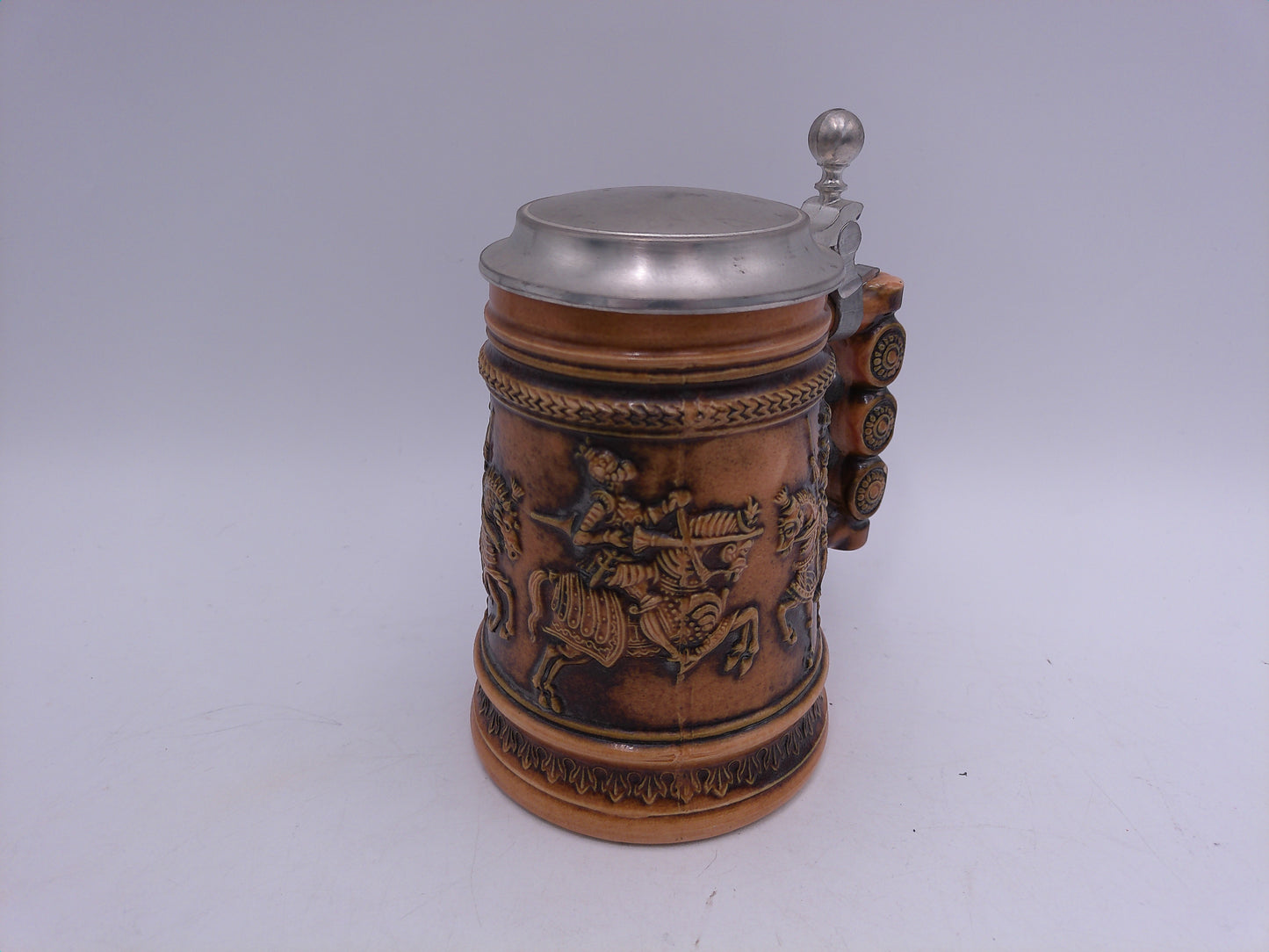 Beer Stein Vintage German Vintage Gertz Briwn Stoneware Mug